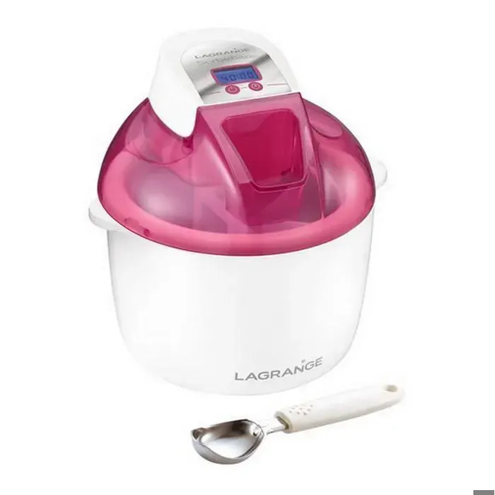Sorbetière - LAGRANGE - 1.5L - 12W - Rose - Programmable 5 à 45 min