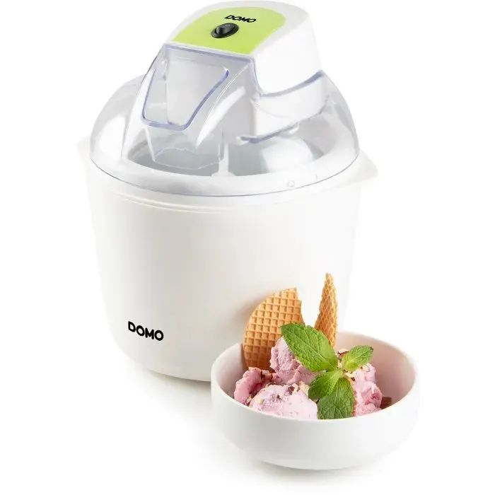 Sorbetière - Machine à glace - DOMO - DO9304I - 15 L - Glace sorbet yaourt glacé - Préparation 20 à 40 min