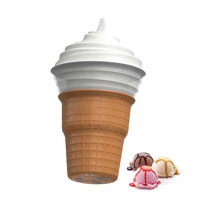 Sorbetière mini compacte 450ml avec cuve congélation fait glace sorbet yaourt glacé peu encombrante turbine à glace