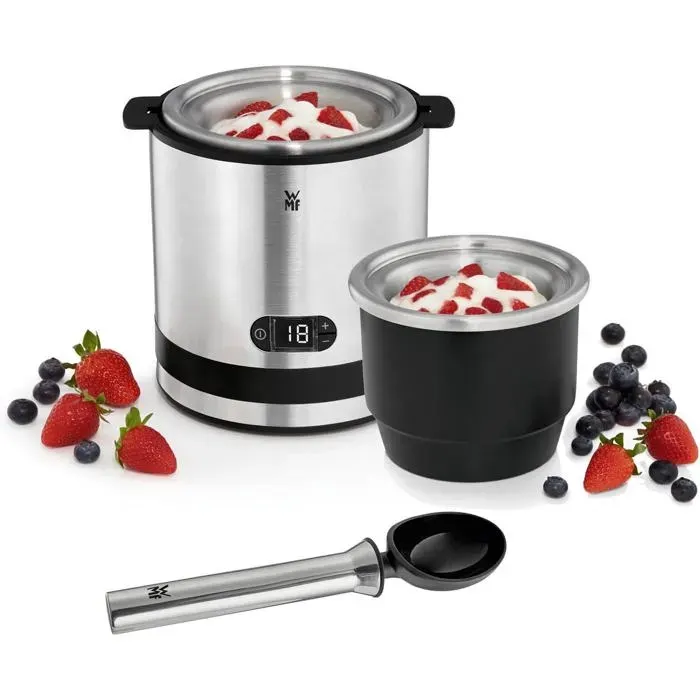 Sorbetière multifonction - WMF - Modèle 416450011 - Fonction 3 en 1: yaourtière sorbetière machine à glace
