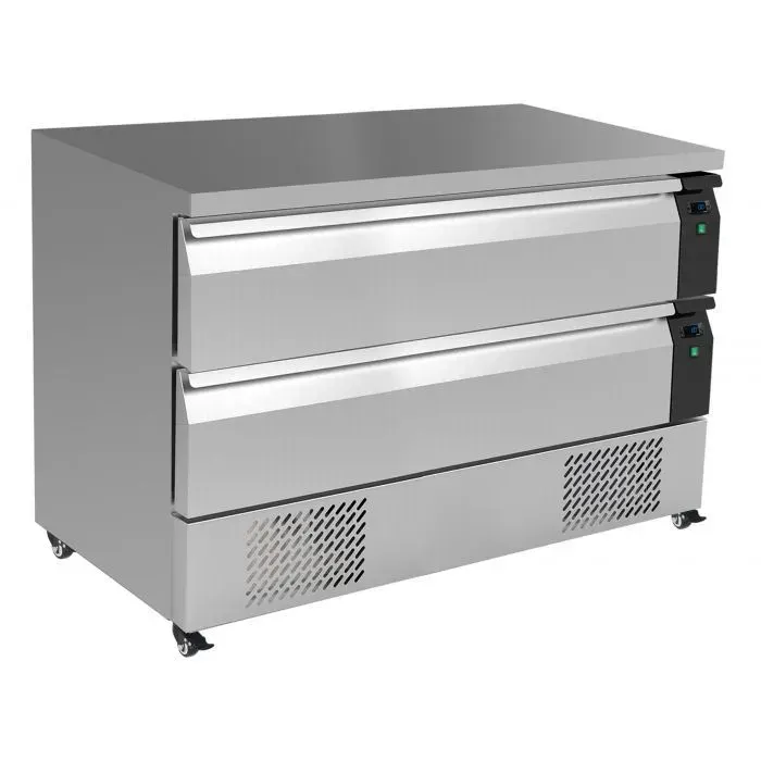 Soubassement Réfrigéré Négatif 2 Tiroirs 6X 1/1GN - Combisteel
