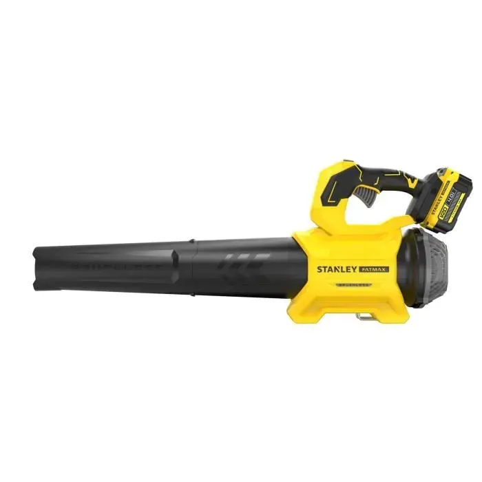 Souffleur axial sans fil + batterie 4Ah + chargeur - Stanley Fatmax - Brushless - SFMCBL730M1-QW - 18V