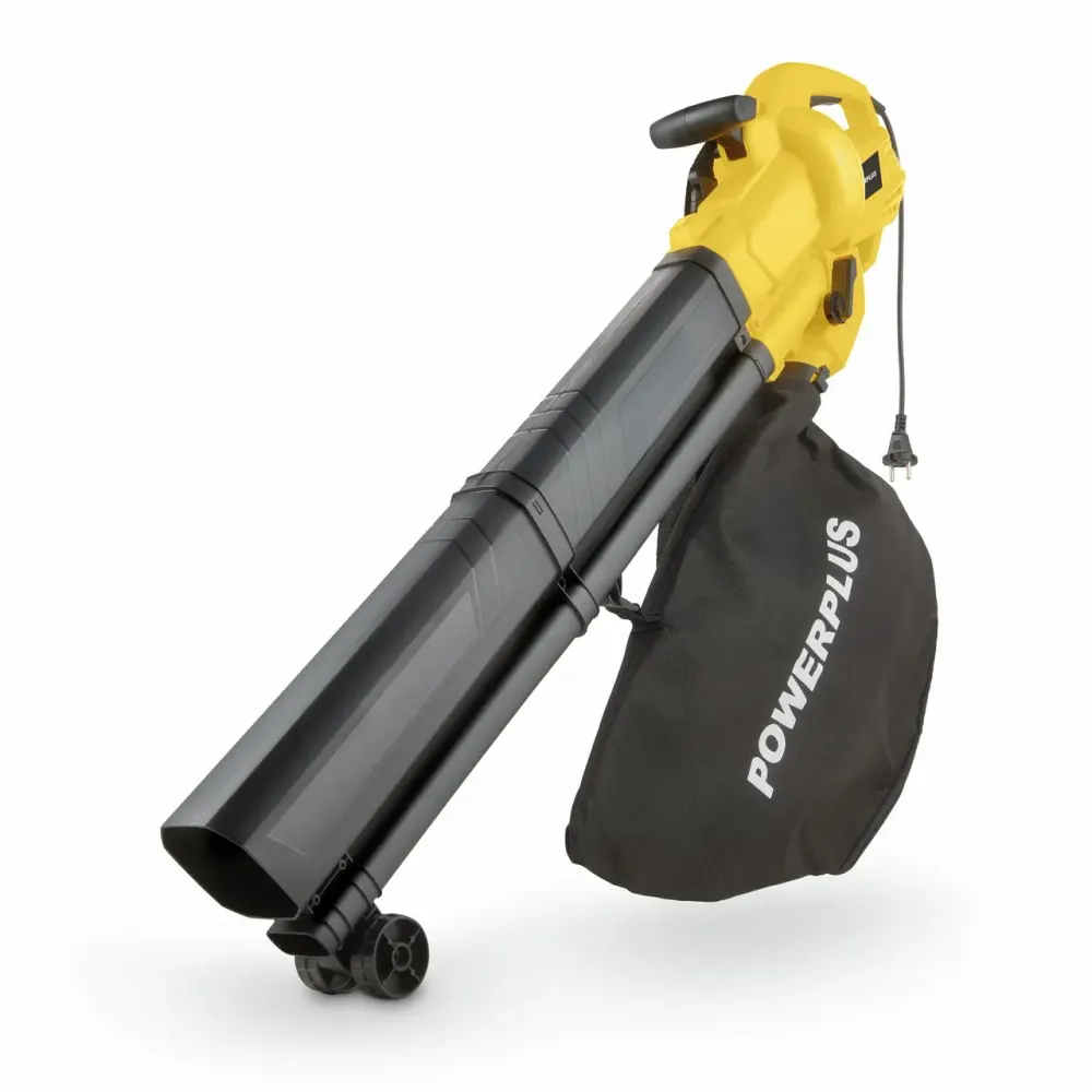Souffleur de feuilles électrique - POWER PLUS - POWEG4030 - 3300 W - Vitesse dair maximale de 250 km/h