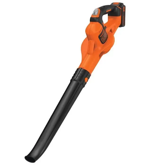 Souffleur sans fil BLACK+DECKER - GWC1820PCB-XJ - 18V - Débit dair de 209km/h - Sans batterie et chargeur