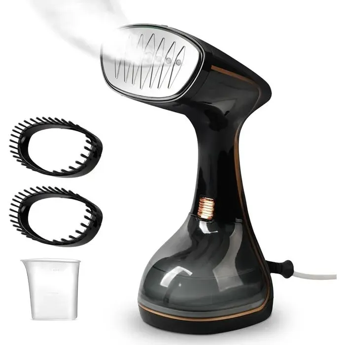 Steamer Défroisseur Vapeur 1800W Défroisseur Vapeur Portable Défroisseur Vapeur Permanent 320ml Fer à Vapeur Réservoir