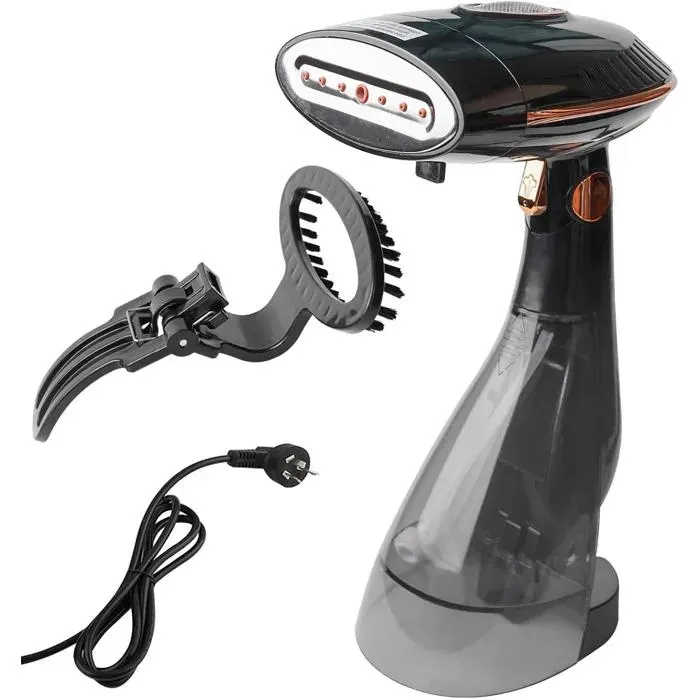 Steamer - Fer à repasser à vapeur - 1500 W - Avec réservoir deau amovible de 288 ml - Chauffage rapide en 30 secondes - Pliable