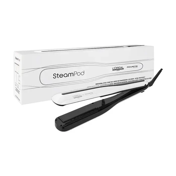 STEAMPOD 3 - Lisseur Vapeur 2-En-1 - Idée Cadeau - Lissage & Wavy - 91% De Dommages En Moins - Coiffage Rapide - Technologie Vapeur