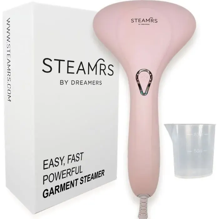 STEAMRS - Défroisseur vapeur de luxe puissant - Défroisseur à main - Rose