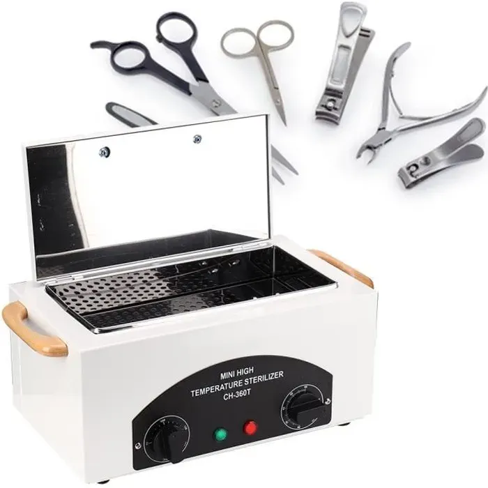 Stérilisateur Électrique - Nail Art - Haute Température - Désinfection Rapide - 220V