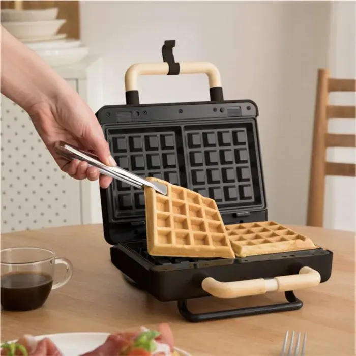 STONE STUDIO - Appareil à croque-monsieur grill et gaufrier à plaques interchangeables