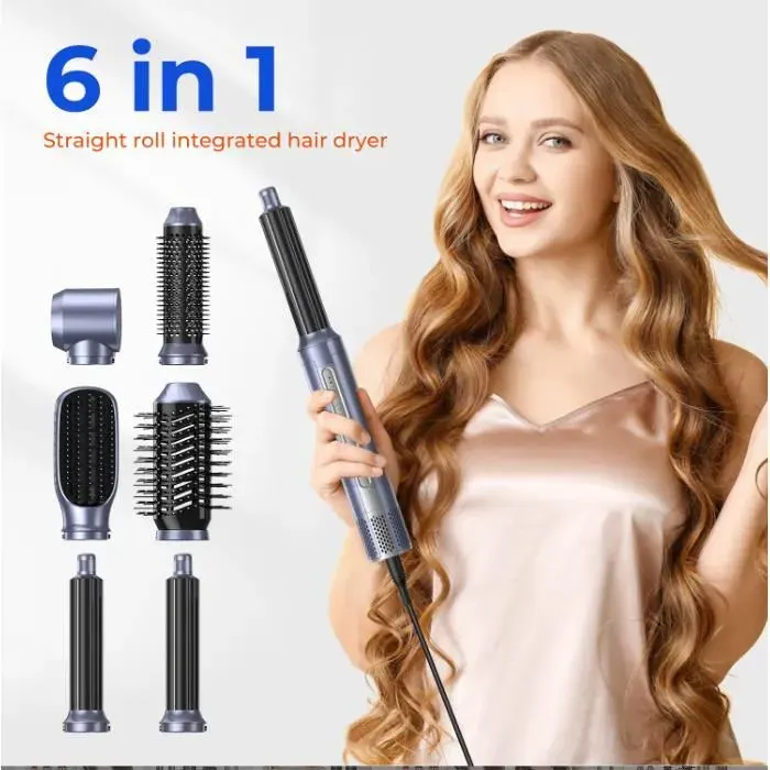 Styler de cheveux - FANGYUAN - Air Styler 6 en 1 - 1000W - 3 températures - Boucleur à air