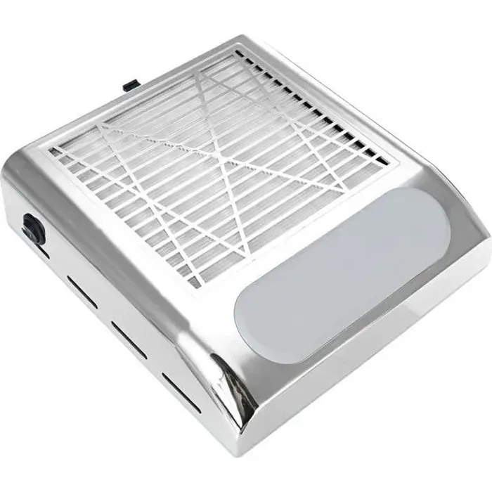 SUPER Aspirateur Ongle Poussière Nail 80W Filtre extractible Ventilateur Collecteur Manucure PRISE EU GRIS