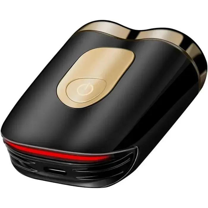 Supercar Rasoir Électrique Homme Rasage Sec Humide Étanche Ipx7 8000 Tr/Min Tête Magnétique Double Anneau 60 Min Autonomie Ch
