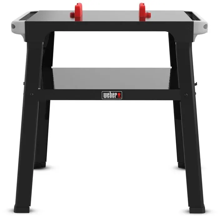 Support pour Lumin/Lumin Compact - Weber - Etagère de rangement - Deux crochets intégrés - Noir