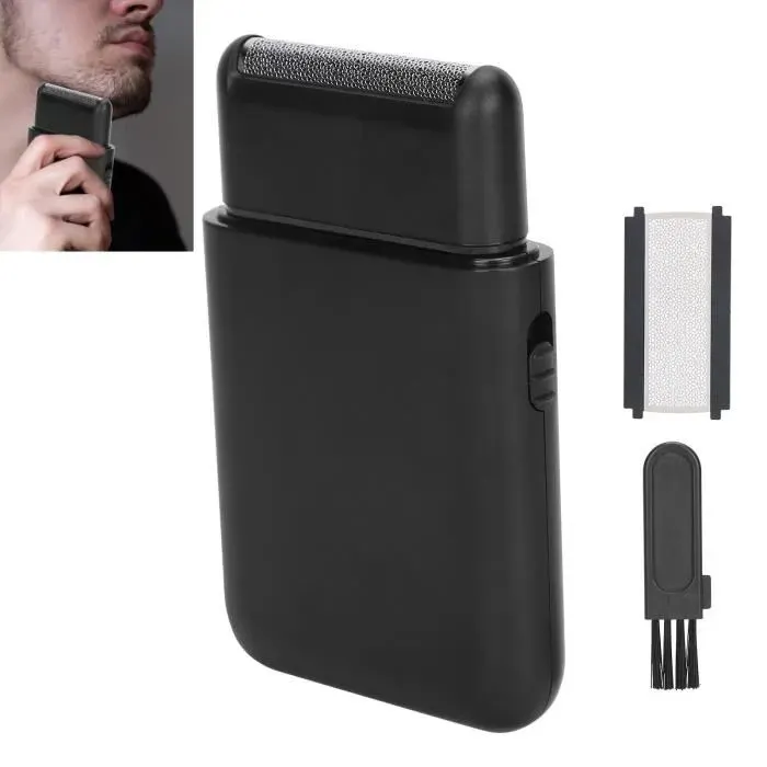 SURENHAP Rasoir à grille électrique Rasoir Électrique Charge USB Tondeuse à Barbe Portable pour Hommes de ( ) electromenager rasoir