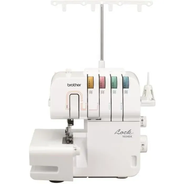 Surjeteuse - BROTHER - 1034DX - Enfilage facile - Surjet 4 fils - Largeur de point 5-7mm