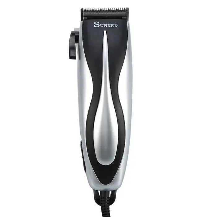 SURKER SK-5603 Tondeuse a cheveux Professionnel Rechargeable pour les Hommes et les enfants Coupe de cheveux Reglable Electrique
