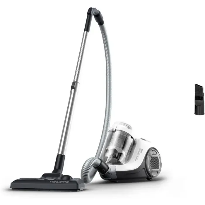 Swift Power Cyclonic Aspirateur Sans Sac 12L Compact Technologie Cyclonique Sols Et Tapis Blanc Pour Maison
