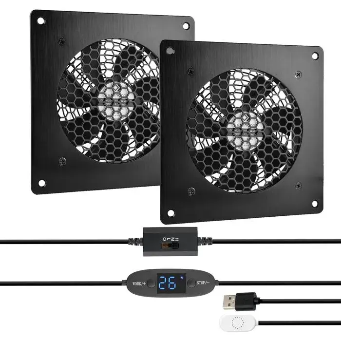 Système de Ventilateur Silencieux Système de Ventilateur USB 5V Contrôle Température