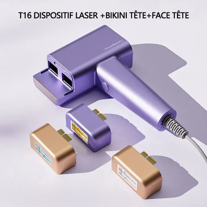 T16-BKFA Épilateur Lumière Pulsée refroidissement par glace épilateur Laser permanente indolore ipl 500000 flashs avec 1 tête dépil