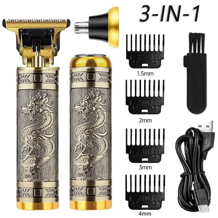 T9 3-en-1 hommes rasoir électrique USB Rechargeable nez oreille tondeuse famille voyage Portable tondeuse à barbe épilation