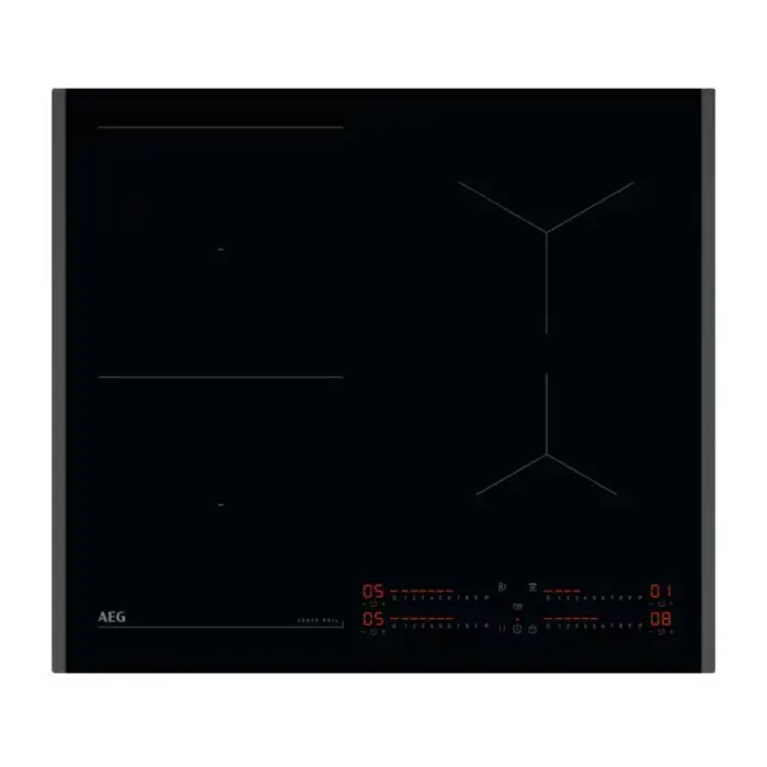 Table à induction - AEG - TI64IB10FB - SenseBoil anti-débordement - Power 3500 W - Hob2Hood