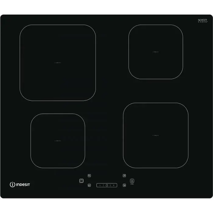 Table À Induction - Indesit - IS 83 Q 60 NE - 4 foyers - Vitrocéramique - 7200W