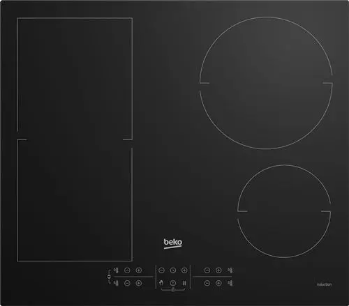 Table de cuisson > 60 cm 4 foyers dont 1 zone modulaire Tactiles - Smart Access Noir