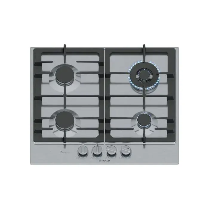 Table de cuisson à gaz - BOSCH - PCH6A5I90 - 60 cm - Brûleur Wok - Allumage électrique