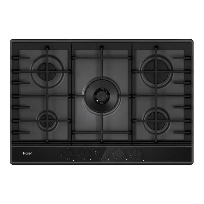 Table de Cuisson à Gaz Haier Série I-Move 6 5 Zones 13150W Noire - HAHG7W5TEB