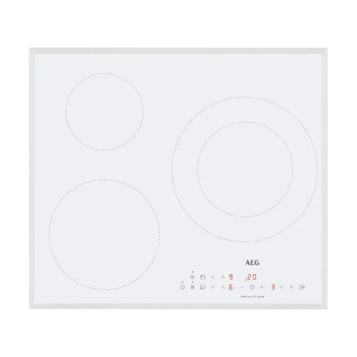 Table de cuisson à induction AEG IKB63300FW 7350W Blanc