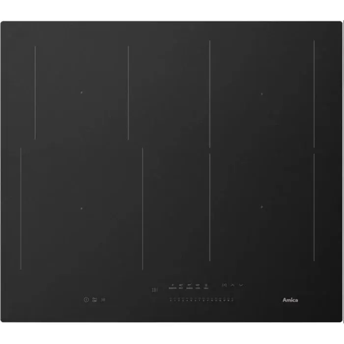 Table de cuisson à induction - AMICA - PIC6541PHTSUN 3.0 - Noir mat - Induction - Design moderne