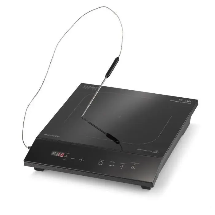 Table de cuisson à induction - Caso - TC 2400 - Noir - 1 zone - Verre trempé