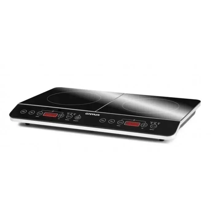 Table de cuisson à induction G3 Ferrari G10047 - Noir - 2 brûleurs - 1500W/2000W