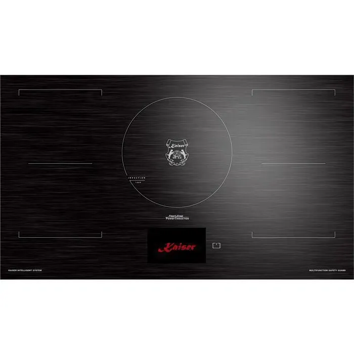 Table de cuisson à induction - Kaiser - KCT 9140 FI - 90 cm - FREE Zone - Vitrocéramique gris