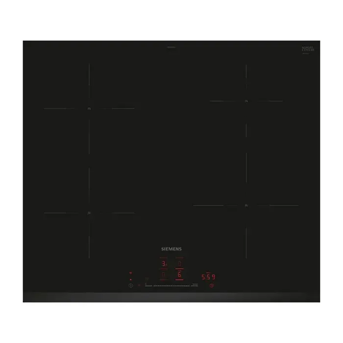 Table de cuisson à induction Siemens EH631HEB1E 4 zones noire
