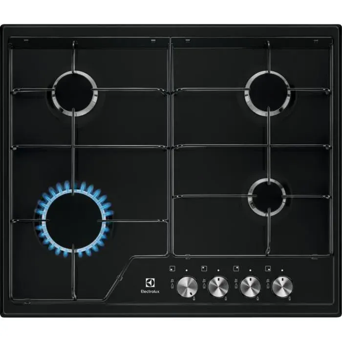 Table de cuisson au gaz - Electrolux - EGS 6424K - Blanc - 59 cm - 12 kg