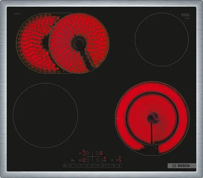 Table de cuisson - BOSCH - PKN645FP2E - Électrique - Noir - Série 6 autark