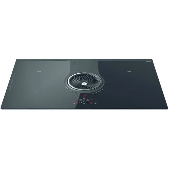 Table induction ELICA PRF0120978A NikolaTesla BL/F/83 - 4 foyers - Commandes tactiles - Extraction intégrée - Noir brillant