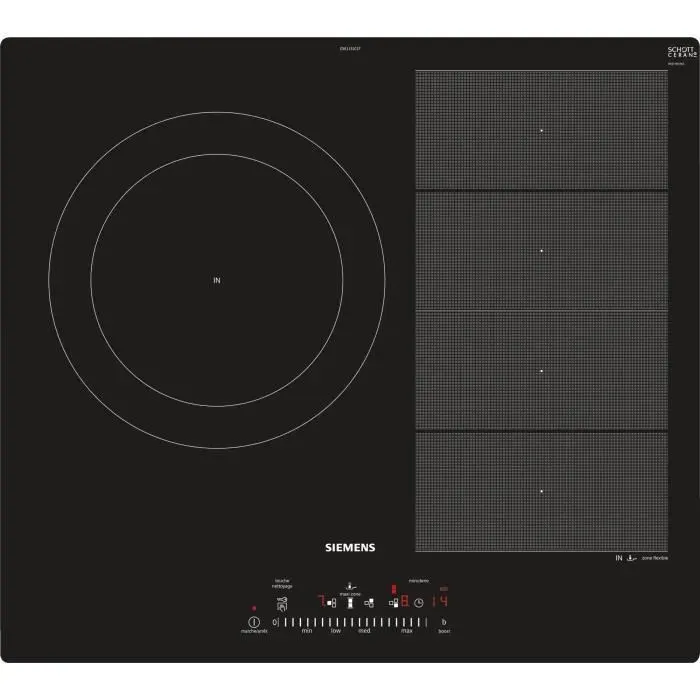 Table induction SIEMENS EX611FJC1F Flexzone TouchSlider