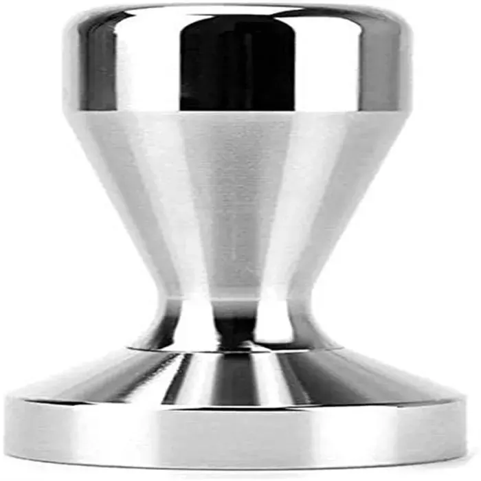 Tamper à café doseur à expresso en acier inoxydable avec base de 51 mm