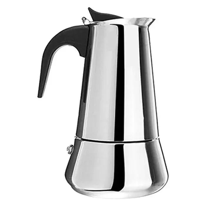 Tasses en acier inoxydable pour percolateur à café au lait pour cuisinière cafetière pour cuisine argent 15 x 78 cm