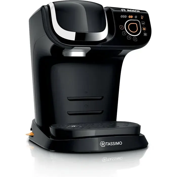 Tassimo My Way TAS6502 Machine À Café DosettesPlus De 40 BoissonsFonction OneTouchRéglages PersonnalisésFiltration BritaNoir