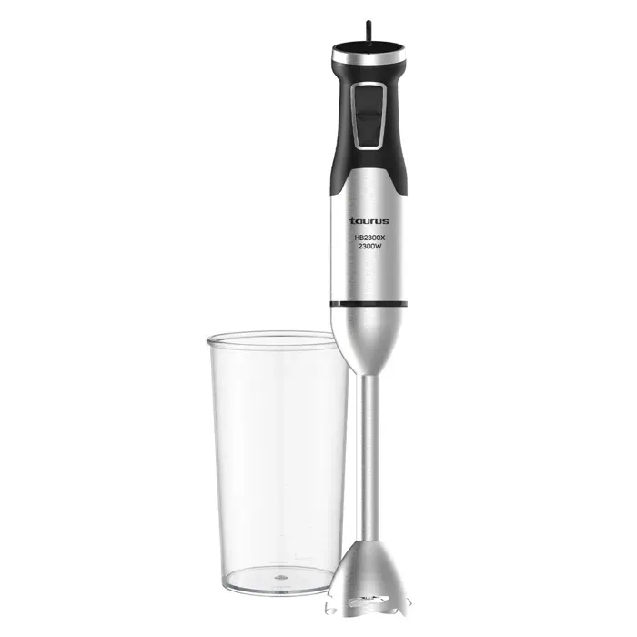 Taurus – Mixeur plongeant HBA2300X 2300W 4 lames inox Vitesse variable + Turbo Gobelet 1L