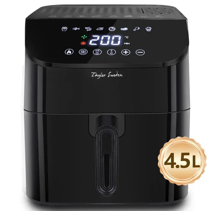 Taylor Swoden Friteuse à air 45L 8 préréglages de cuisson à touche unique et fonction de préchauffage 1350W - Amy