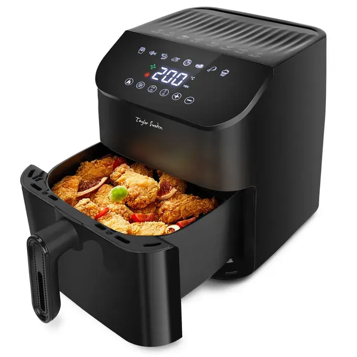 Taylor Swoden Friteuse sans huile 45L 1350Wécran tactile LED incliné8 menus prédéfinisfonction DIYpréchauffage1hSans BPA