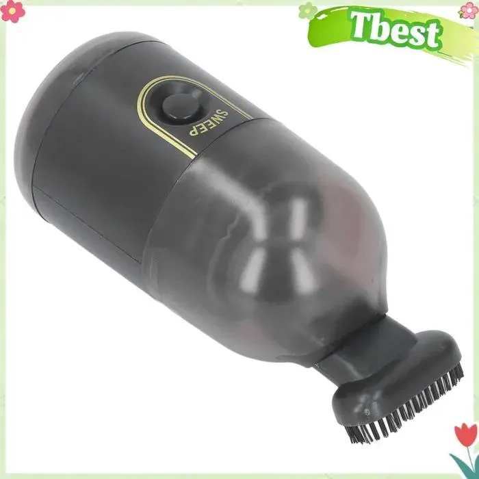 Tbest aspirateur à main rechargeable Aspirateur à main sans fil Rechargeable par USB Mini electromenager centralisee Noire