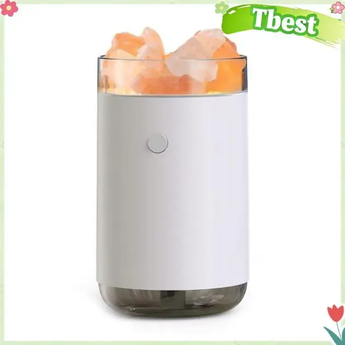 Tbest Diffuseur d’huiles essentielles Humidificateur en Pierre de Sel de lHimalaya avec electromenager humidificateur