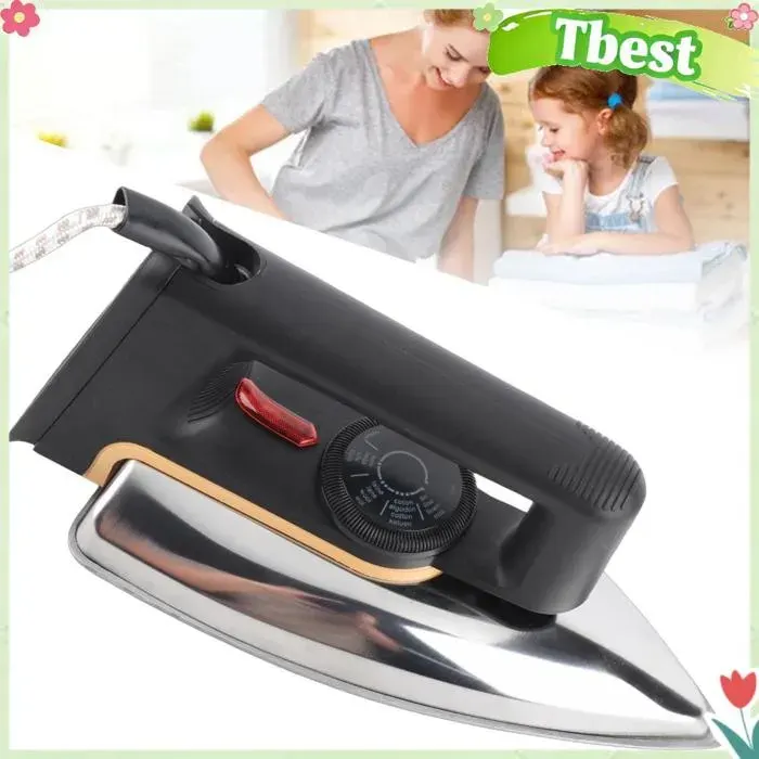 Tbest Mini fer à repasser à main Mini Fer à Vêtements de Poche 1000W Température Réglable Portable Petit electromenager repasser
