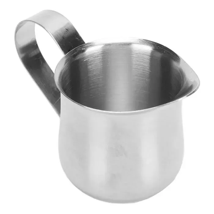 Tbest Pichet Acier Inox 304 500ml - Mousseur Lait Café